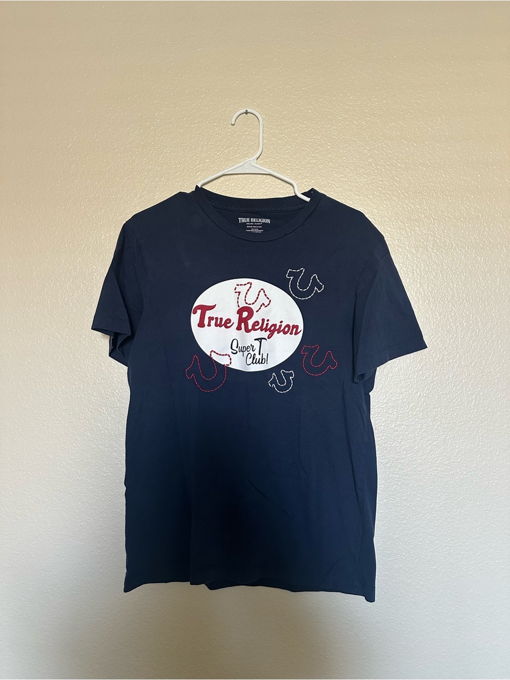 True Religion Men’s Navy Graphic Logo T-Shirt